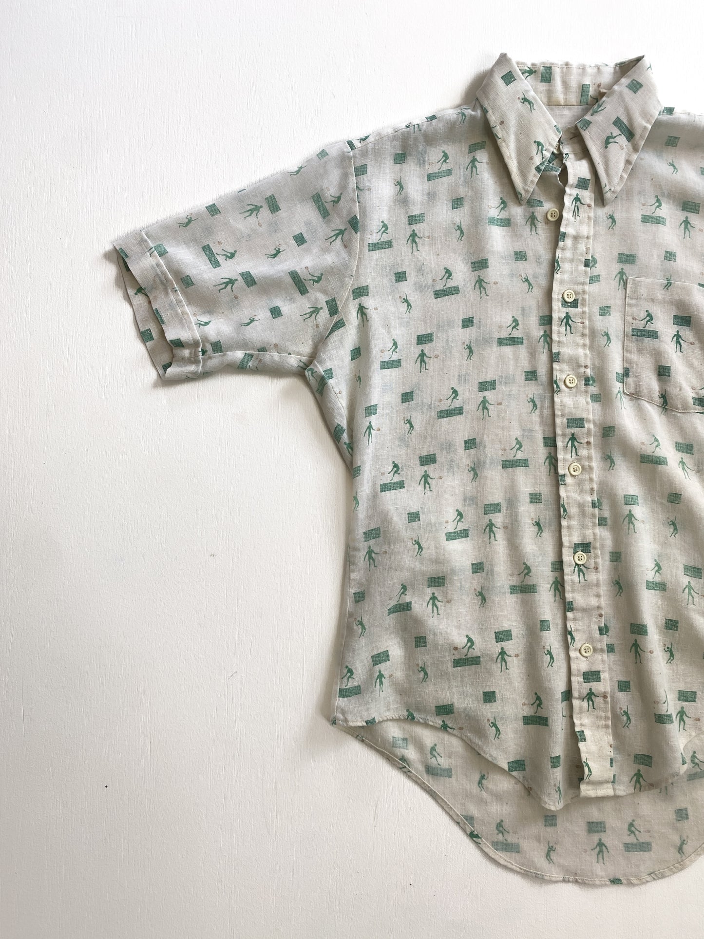 1960’s Tennis pattern Buttondown