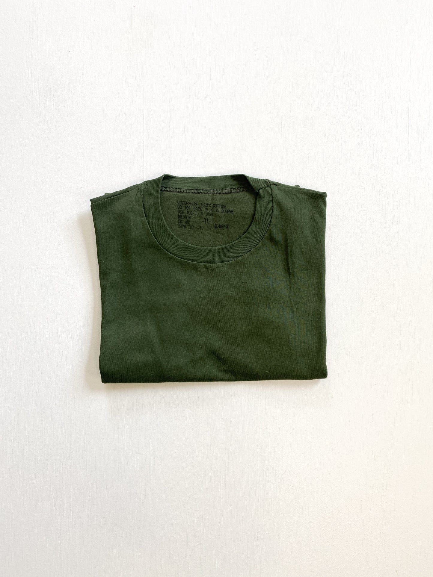 1970's Deadstock Military OG-109 Tee's