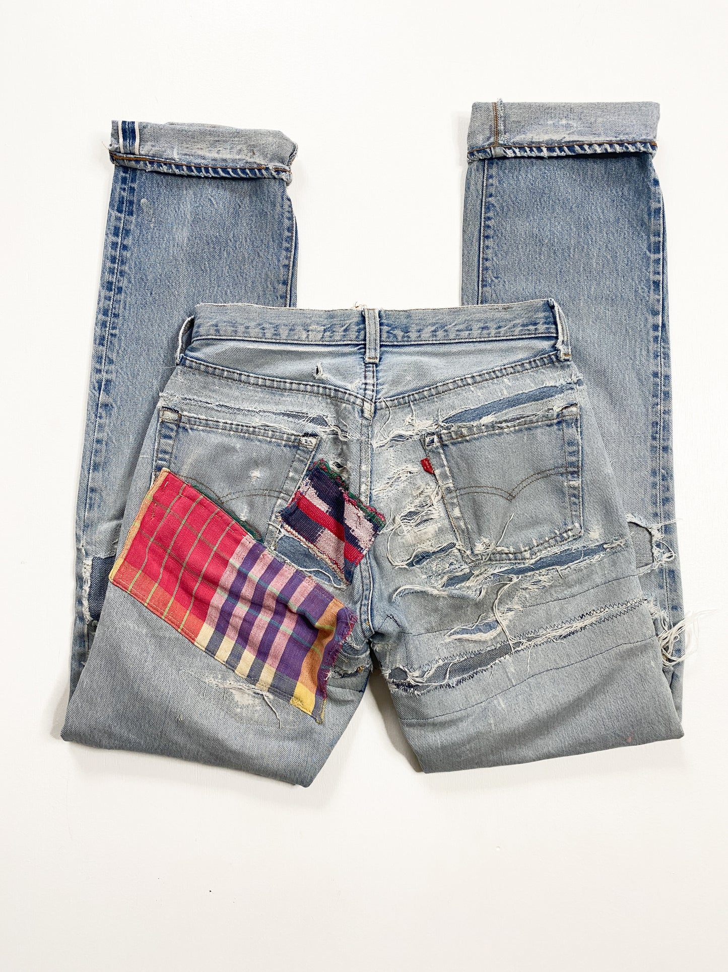 1970’s Patched & Thrashed Selvedge 501’s