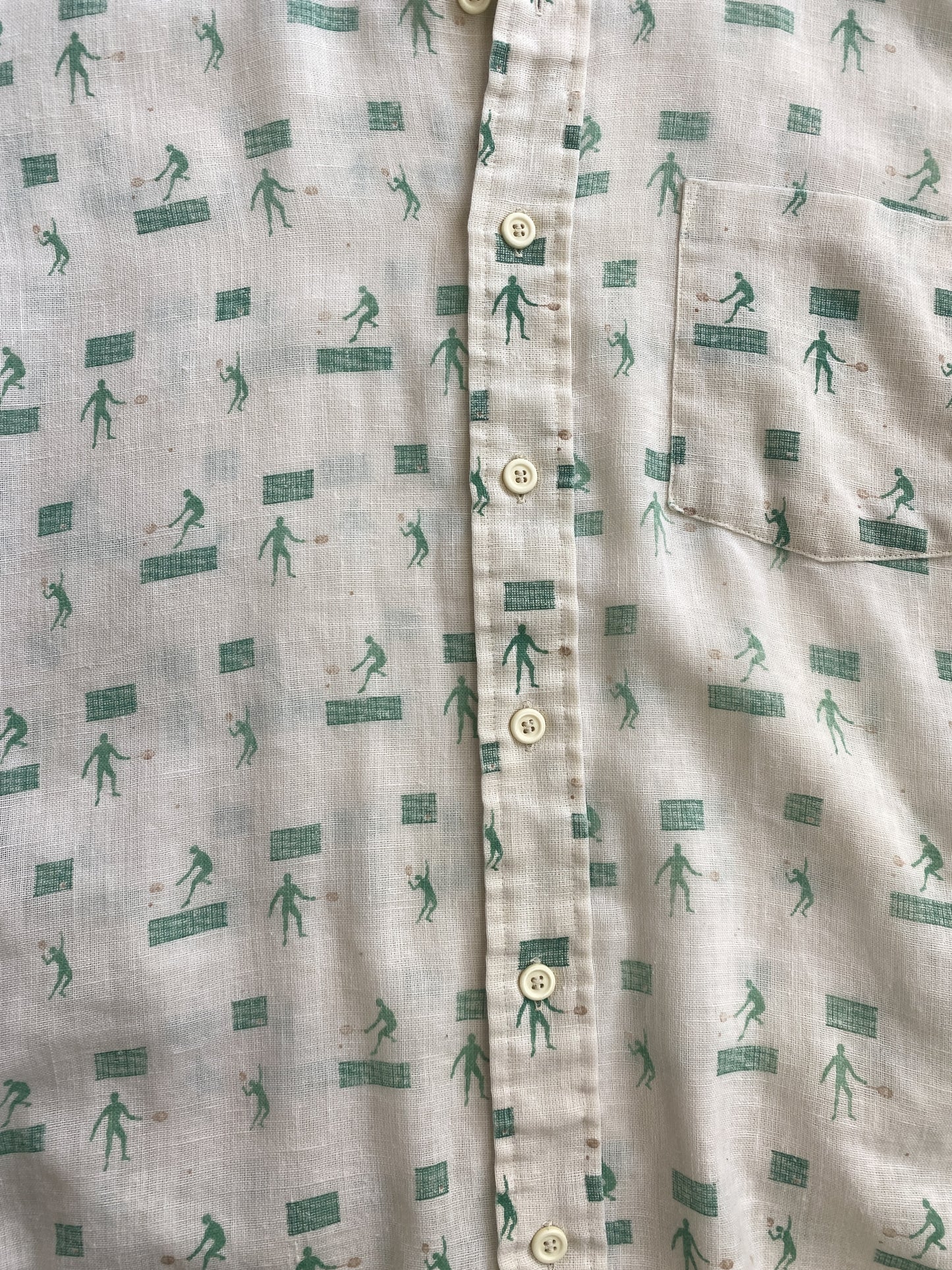 1960’s Tennis pattern Buttondown